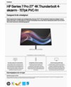 HP Series 7 Pro 27 inch 4K Thunderbolt 4 Monitor - 727pk PVC Free