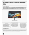 HP Series 7 Pro 23.8 inch FHD Monitor - 724pf
