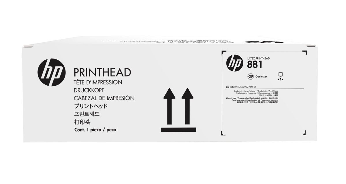 folie 1 von 1, vergrößern, hp 881 latex optimizer-druckkopf