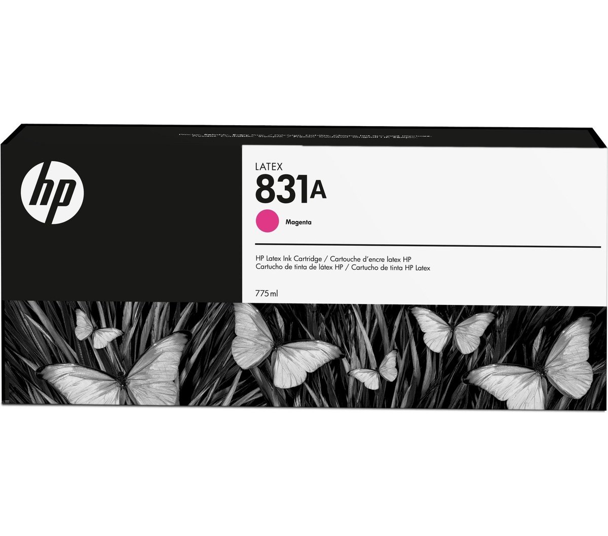 Cartucho de tinta HP Latex 831A magenta de 775 ml