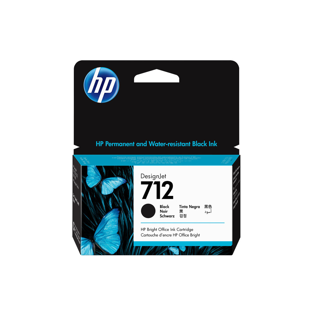 folie 1 von 2, vergrößern, hp 712 schwarz designjet druckerpatrone, 38 ml