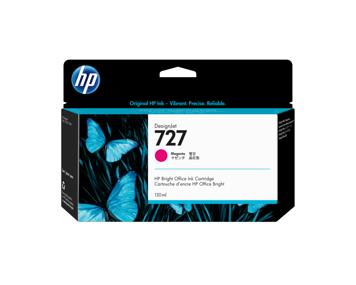 Orijinal HP 727 Mürekkep Kartuşu Kırmızı B3P20A 130 ML - HP Store