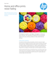 Photo Light fade resistance for Consumer for HP Inkjet photo printing