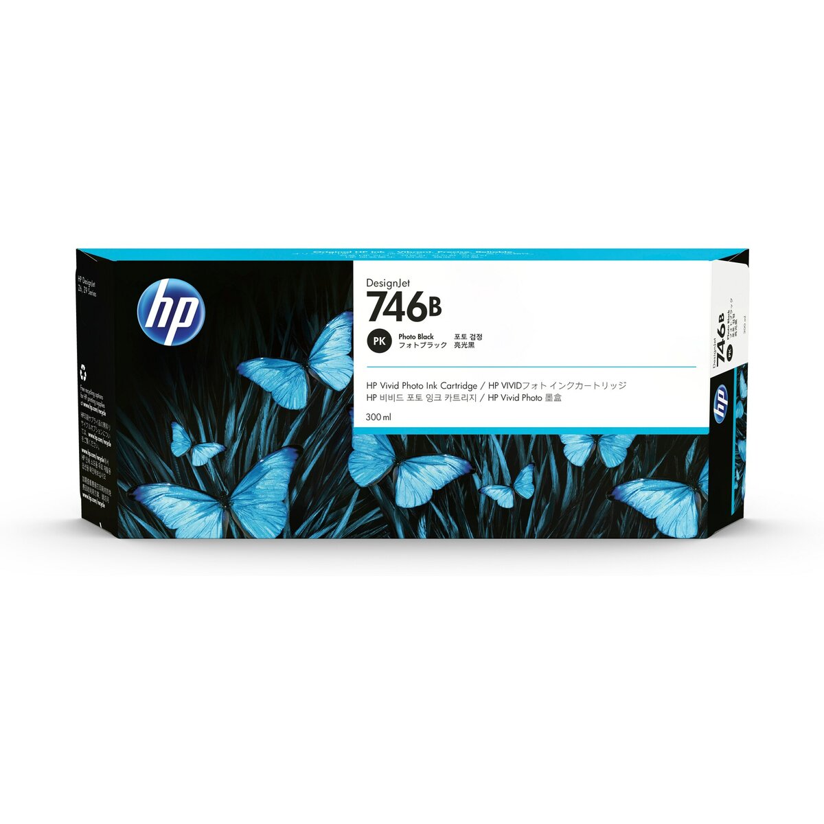 HP NO.746B 原廠相片黑高容量墨水匣3WX35A (300ml) For:HP Z6 / Z9