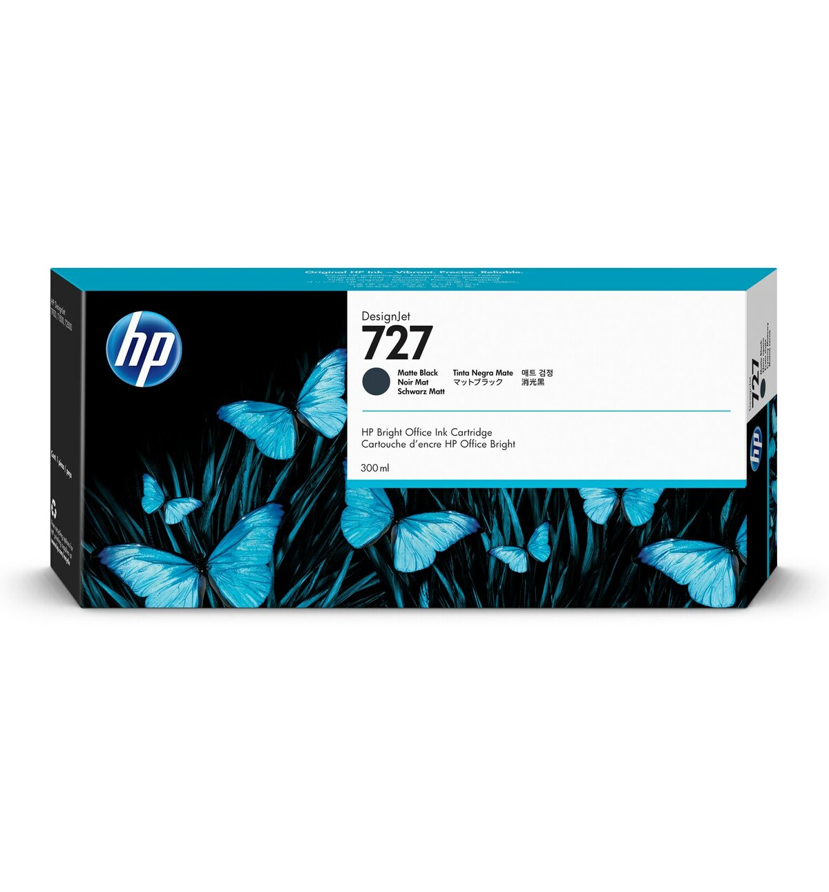 Remanufactured HP 727 High Yield Ink Cartridge - Matte Black