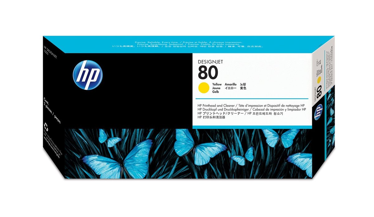 HP80 C4823A イエロー プリントヘッド HP80 C4823A イエロー プリントヘッド HP80 C4823A イエロー プリント