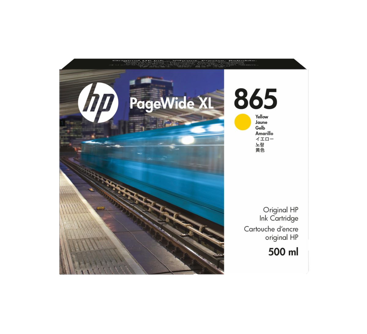 HP 865 - yellow - original - PageWide XL - ink cartridge