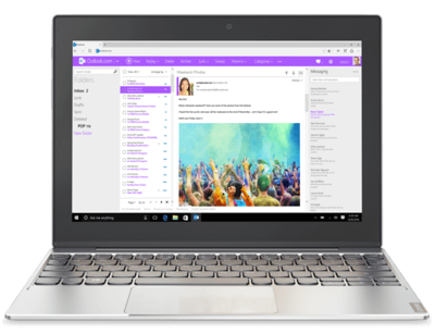 Lenovo Miix 320 - Atom Z8350 - 4GB/64GB - Business Laptop