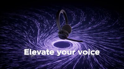 Lenovo Dual-Mode Wireless ANC Headset 6550 (USB-C, Teams)