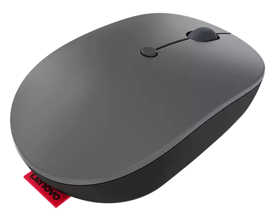 diapositive 2 sur 5, agrandir l'image, souris sans fil lenovo go usb-c - noir orage