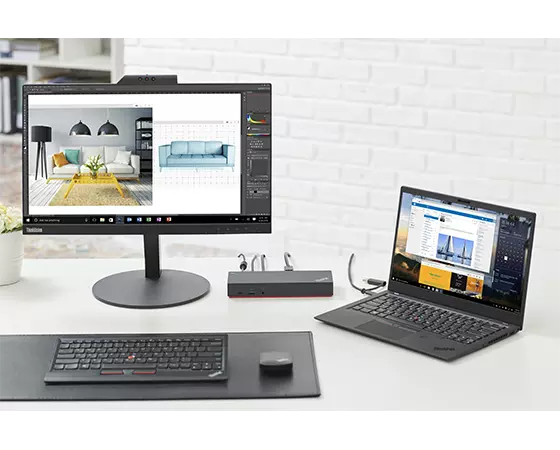 Product | Lenovo ThinkPad Hybrid USB-C with USB-A Dock - docking ...