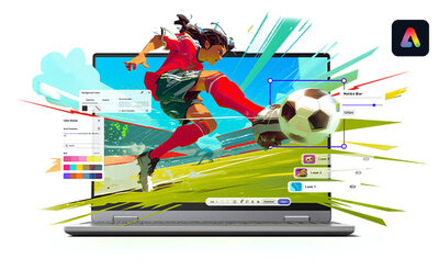 Øg produktiviteten med IdeaPad og Adobe Express Premium
