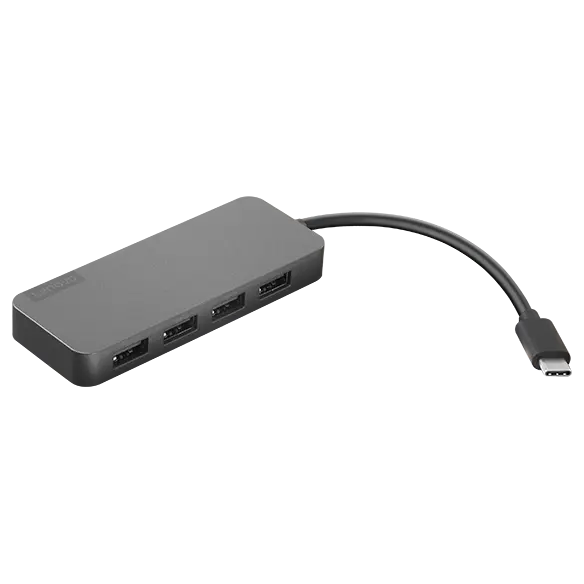 folie 1 von 2, vergrößern, lenovo 4-port-usb-a-hub mit usb-c-stecker