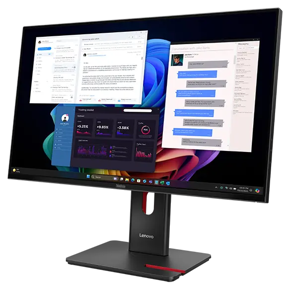 folie 2 von 5, vergrößern, thinkvision t27ud-40 monitor