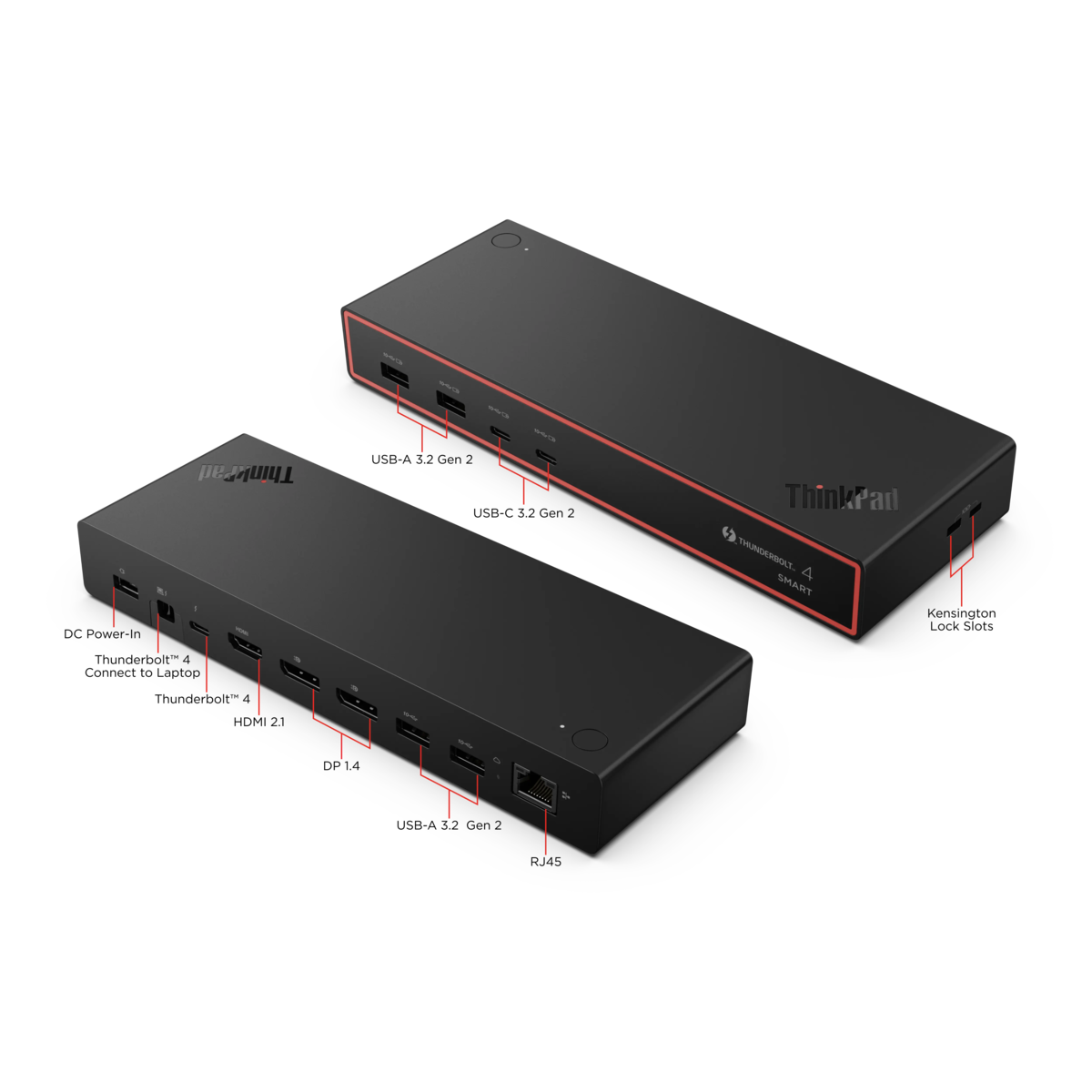 folie 1 von 6, vergrößern, thinkpad thunderbolt 4 smart dock gen2 7500-eu - ina - vie- rok