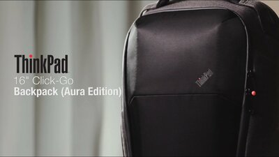slide {0} of {1}, zoom in, ThinkPad 16" Click-Go Rucksack (Aura Edition)
