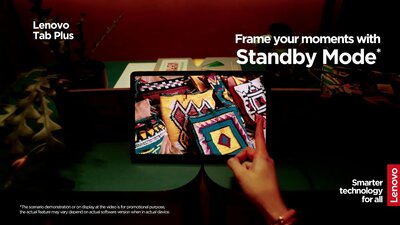 slide {0} of {1}, zoom in, Lenovo Tab Plus