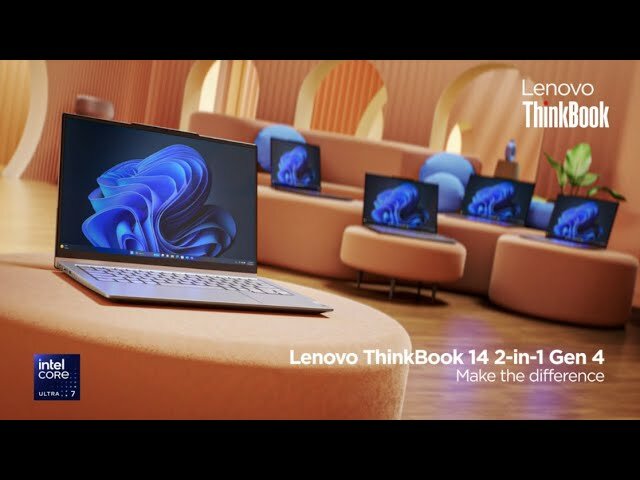 folie 1 von 9, vergrößern, thinkbook 14 2-in-1 gen 4 (14" intel)