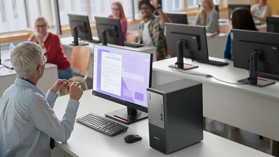 Kraftfuld stationær pc til enhver virksomhed