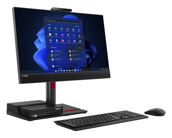 folie 1 von 5, vergrößern, thinkcentre tio flex 24v 23,8" fhd-monitor