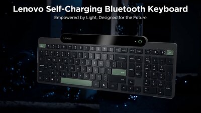 Lenovo 800 Self-Charging Bluetooth Keyboard-US English