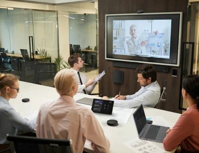 Intuitive controls for initiating meetings, sharing content, & more