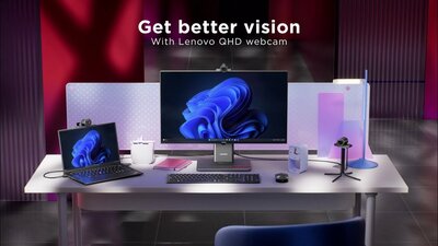 slide {0} of {1}, zoom in, Lenovo QHD Webcam