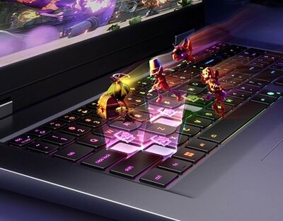 24-zone RGB-tastatur (ekstraudstyr) med universel belysningseffekt