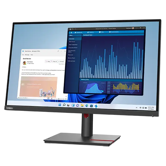 folie 1 von 5, vergrößern, thinkvision t27p-30 27" uhd-monitor (usb-c)