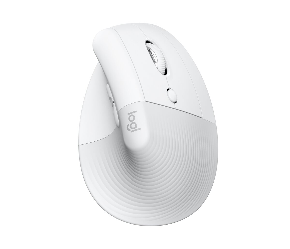 Logitech - Lift for Mac Bluetooth Ergonomic Mouse with 4 high quality Customizable Buttons