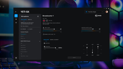 FILTRES ET EFFETS BLUE VO!CE