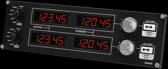 Logitech Flight Radio Panel - flight simulator instrument panel - wired