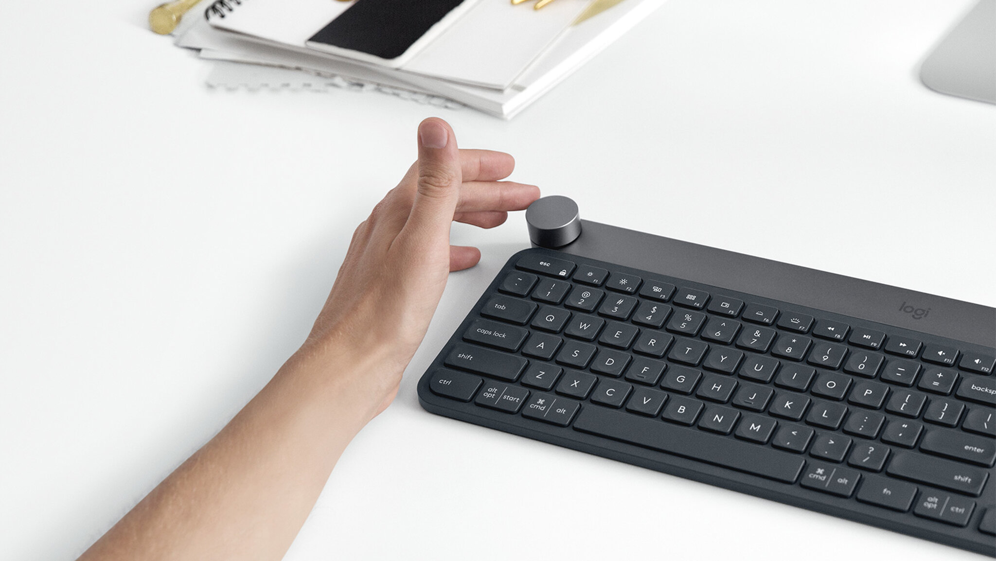 Logitech Craft Advanced with Creative Input Dial - tastiera - QWERTY ...