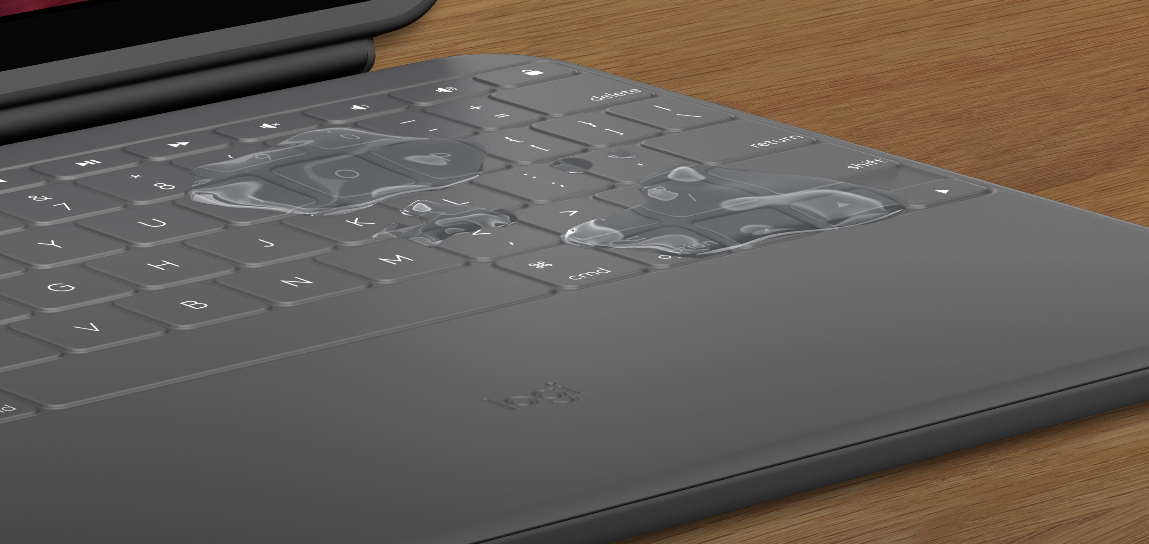 Forseglet, spildresistent tastatur