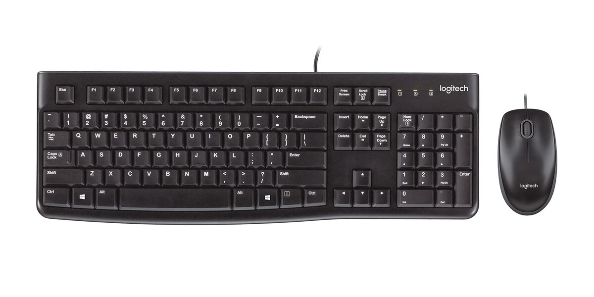 slide 1 of 5, show larger image, mk120 corded keyboard and mouse combo