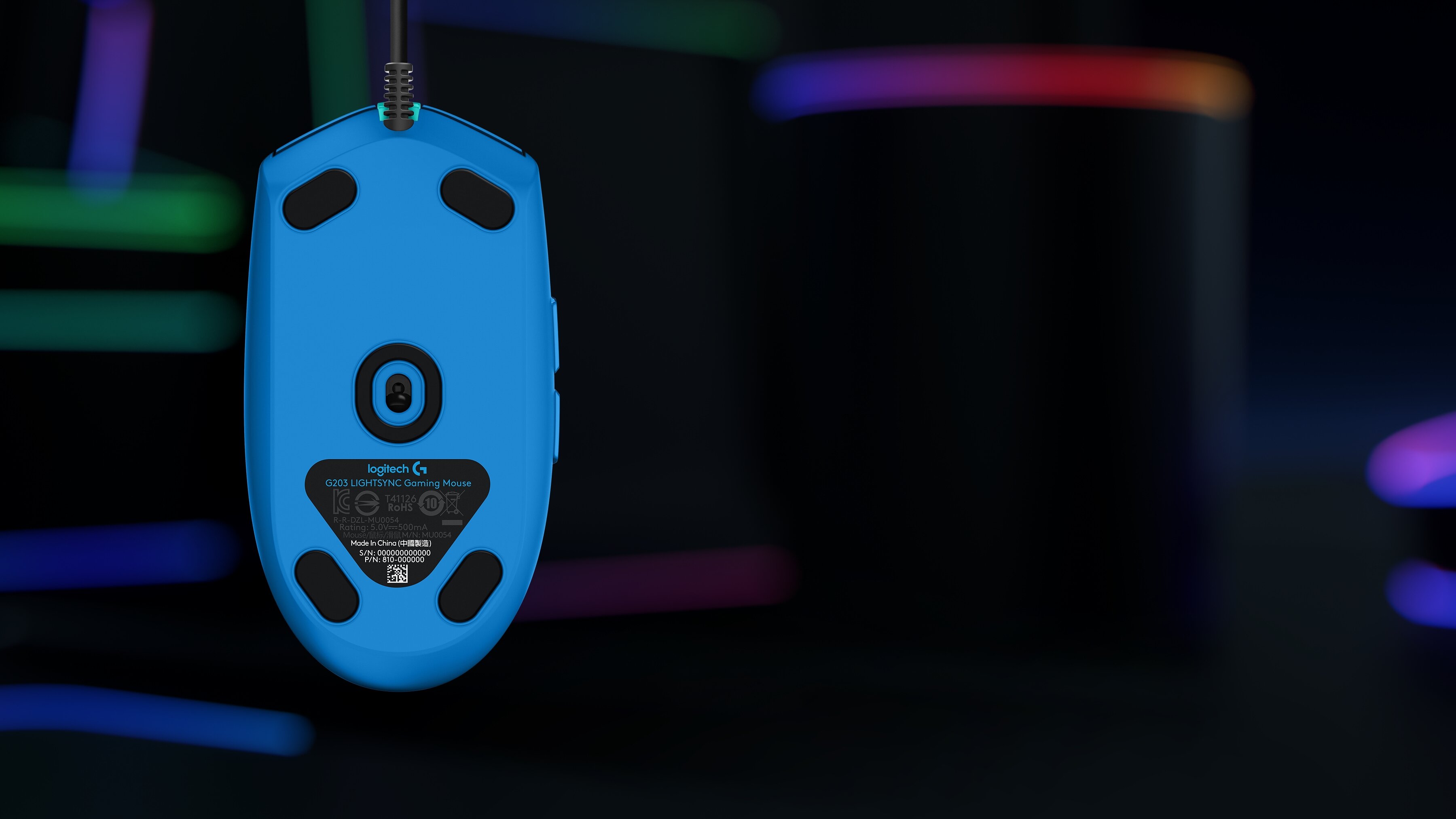 Logitech G203 LIGHTSYNC Wired Gaming Mouse