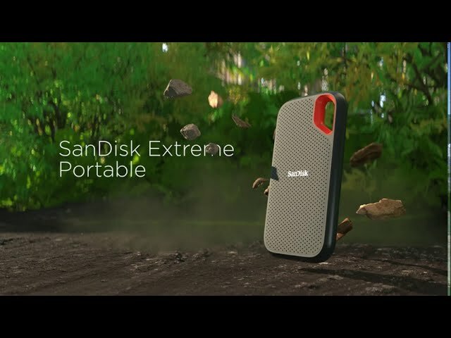 slide 1 of 4, show larger image, sandisk extreme portable ssd - 2tb