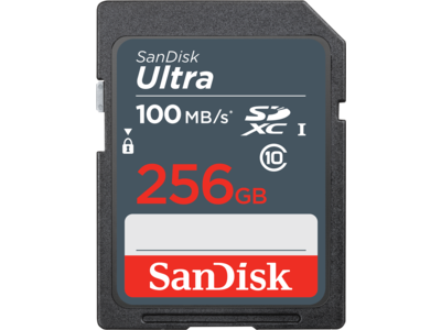 SanDisk Ultra<sup>®</sup> SDXC<sup>™</sup> UHS-I Card - 256GB