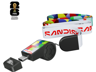 SANDISK USB-C Flash Drive: FIFA World Cup 2026 Global Edition - 128GB Black