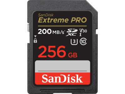 SanDisk Extreme PRO<sup>®</sup> SDHC<sup>™</sup> And SDXC<sup>™</sup> UHS-I Card - 256GB