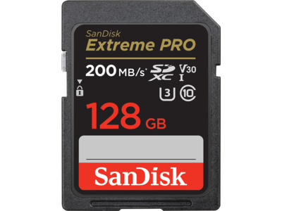 SanDisk Extreme PRO<sup>® SDHC<sup>™ And SDXC<sup>™ UHS-I Card - 128GB