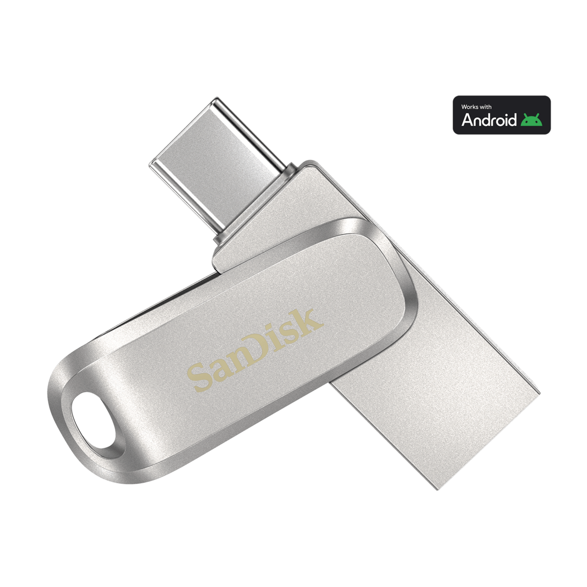 folie 1 von 3, vergrößern, sandisk ultra dual drive luxe usb type-c - 1tb silver