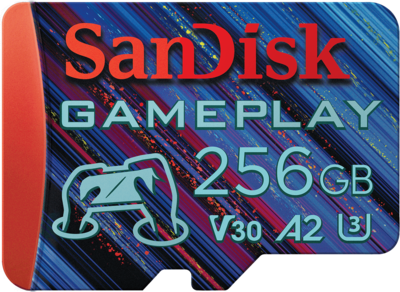 SanDisk GamePlay microSD card for Mobile Gaming - 256GB