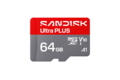 slide {0} of {1}, zoom in, SANDISK Ultra PLUS microSD™ UHS-I Card - 64GB