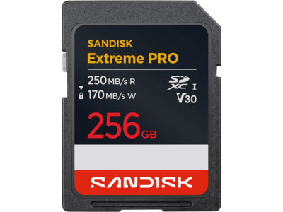 SANDISK 256GB Extreme PRO SDXC UHS I Memory Card: National Park