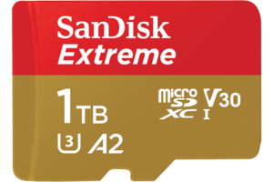 SanDisk Extreme microSD UHS-I Card - 1TB