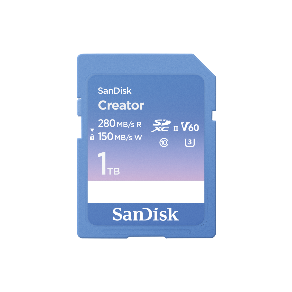 folie 1 von 2, vergrößern, sandisk creator sd uhs-ii card - 1tb