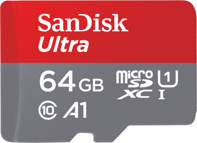 SanDisk Ultra<sup>®</sup> microSDXC<sup>™</sup> UHS-I Card with Adapter - 32GB