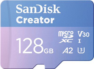 SanDisk Creator microSD Card - 128GB