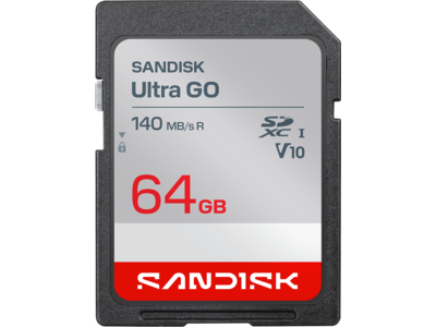 SANDISK Ultra GO SDHC UHS-I Card and SDXC UHS-I Card - 64GB